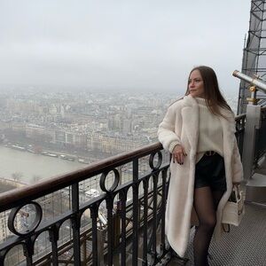 Zara Cream Long Faux Fur Coat